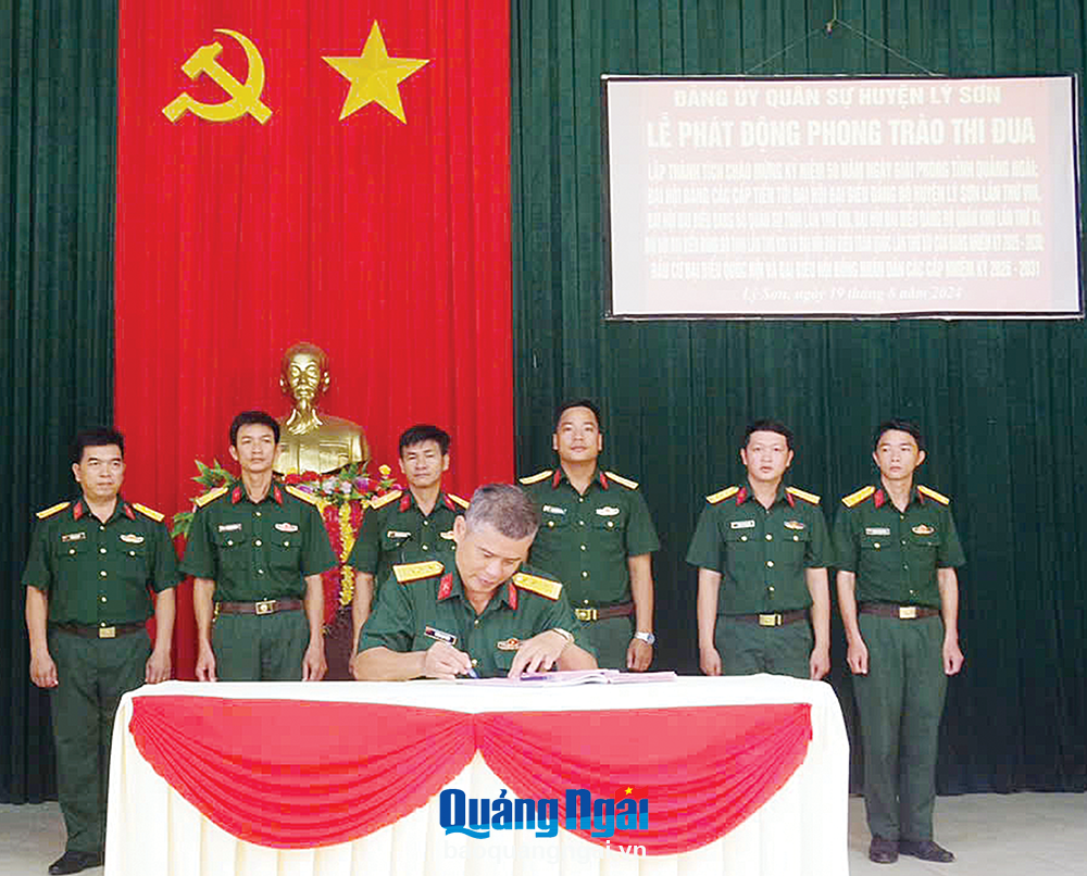 Lý Sơn: Chuẩn bị đại hội đảng các cấp