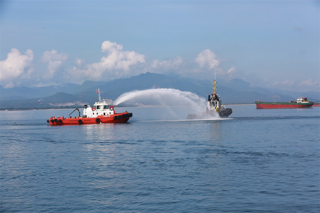 BSR tổ chức thực tập ứng phó tình huống khẩn cấp tràn, đổ dầu 