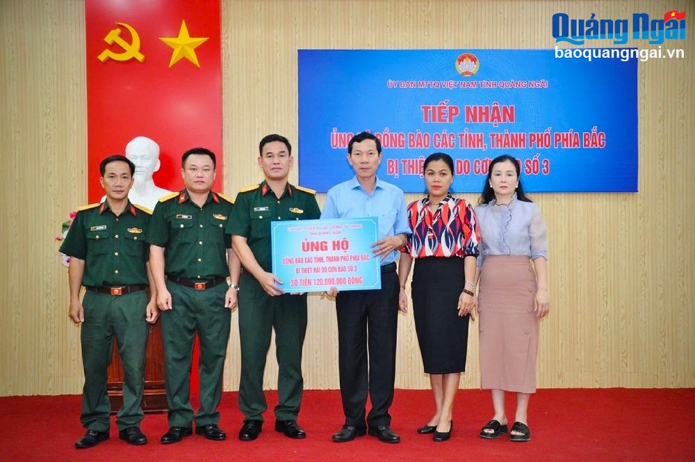 Các cơ quan, đơn vị, cá nhân ủng hộ đồng bào bị thiệt hại do bão số 3