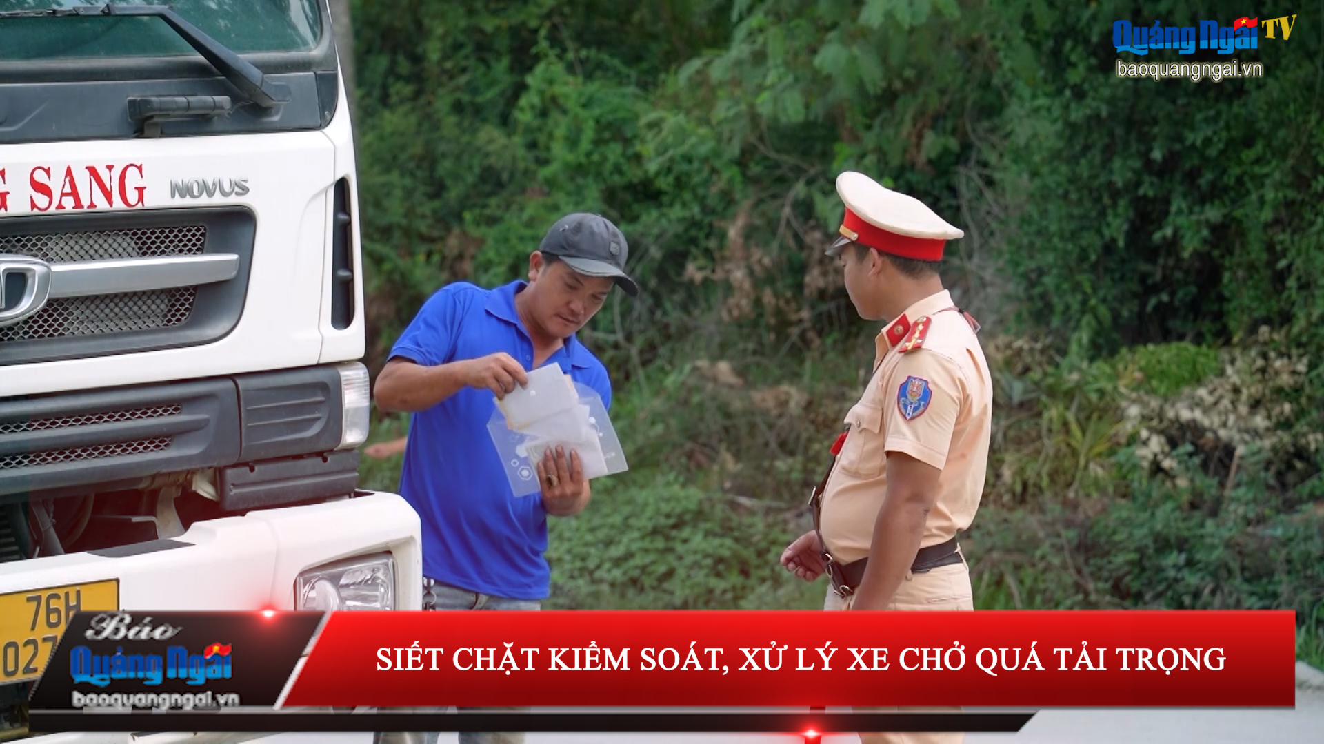 [Video]. Siết chặt kiểm soát, xử lý xe chở quá trọng tải