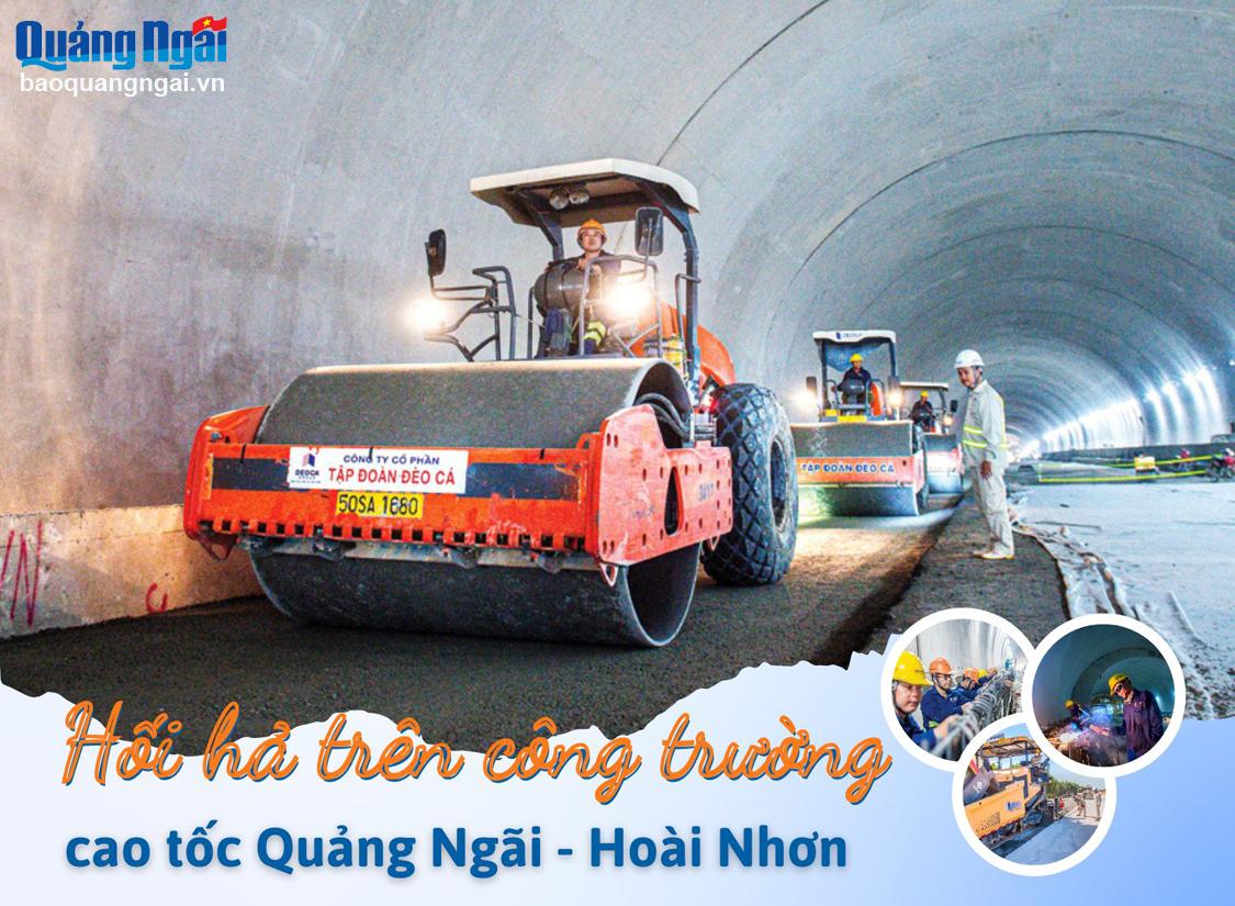 [Photos].Hối hả trên công trường cao tốc Quảng Ngãi - Hoài Nhơn