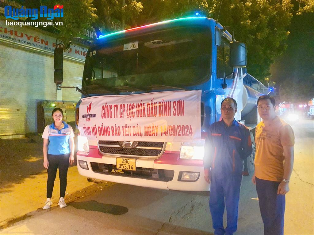 BSR hỗ trợ hơn 93 nghìn lít xăng dầu cho các tỉnh phía Bắc để cứu trợ bão lũ