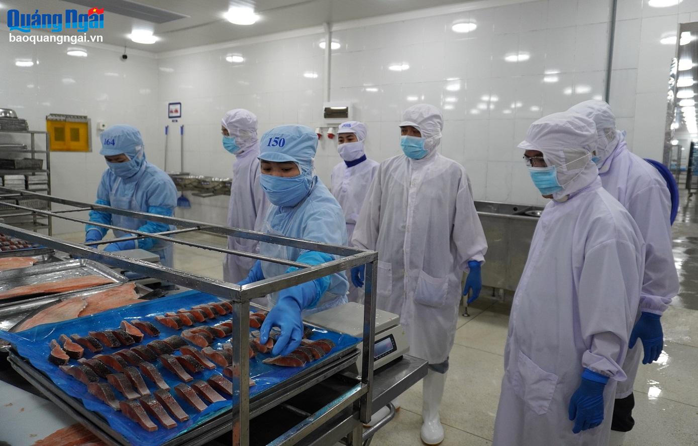 Giám sát về lĩnh vực chế biến thủy sản tại một số doanh nghiệp