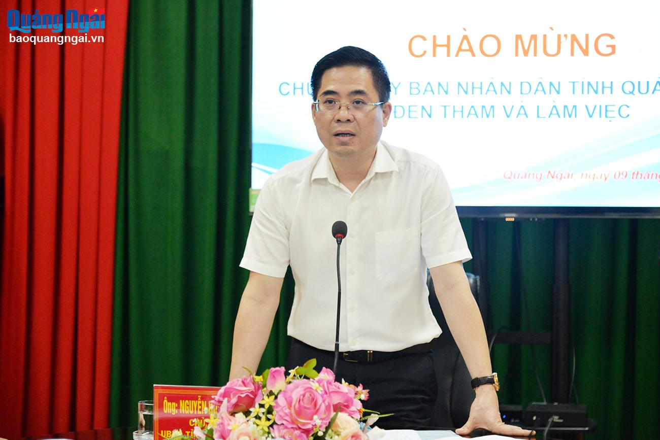 Chủ tịch UBND tỉnh Nguyễn Hoàng Giang làm việc với 2 bệnh viện tuyến tỉnh