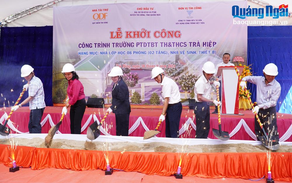 Xây dựng phòng học Trường Phổ thông dân tộc bán trú Tiểu học và THCS Trà Hiệp