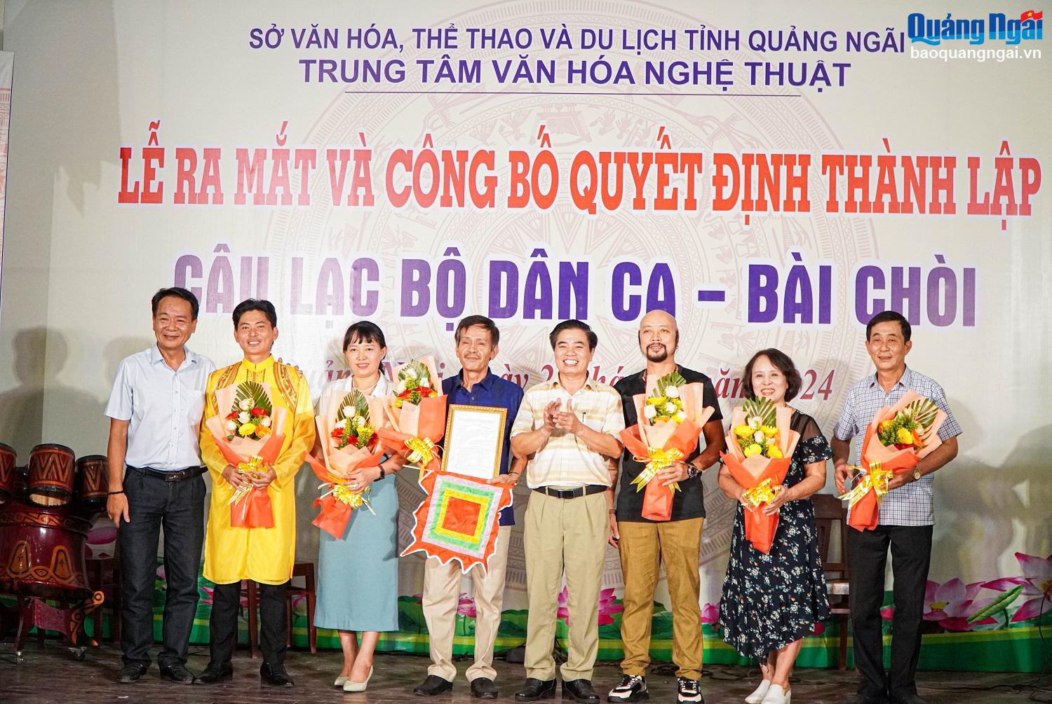 Ra mắt Câu lạc bộ Dân ca - Bài chòi 