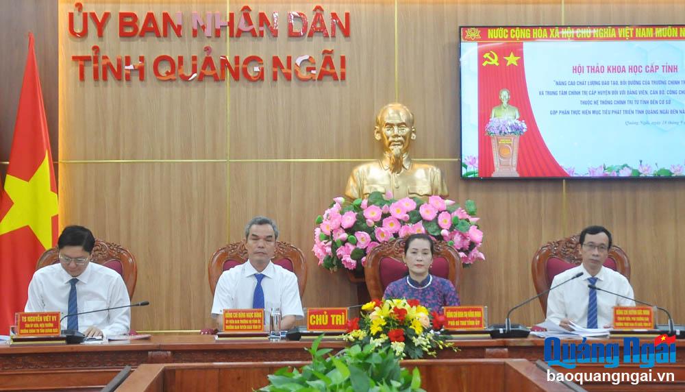 Hội thảo khoa học nâng cao chất lượng đào tạo, bồi dưỡng chính trị