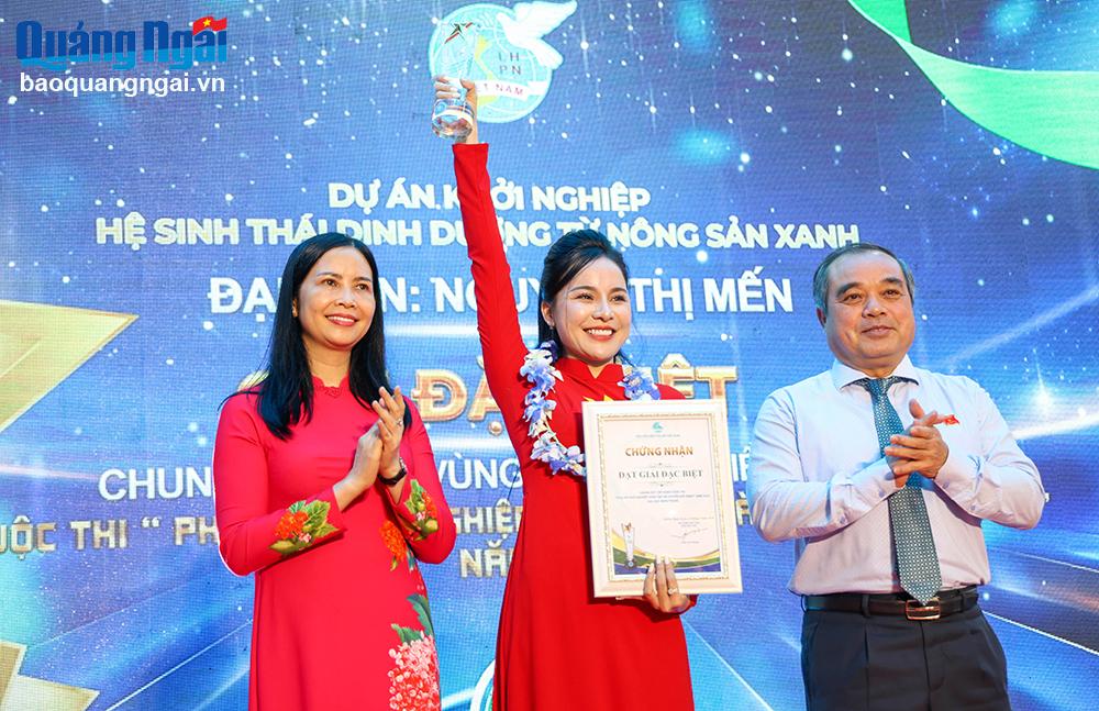 Trao giải Cuộc thi “Phụ nữ khởi nghiệp sáng tạo và chuyển đổi xanh” năm 2024 khu vực miền Trung
