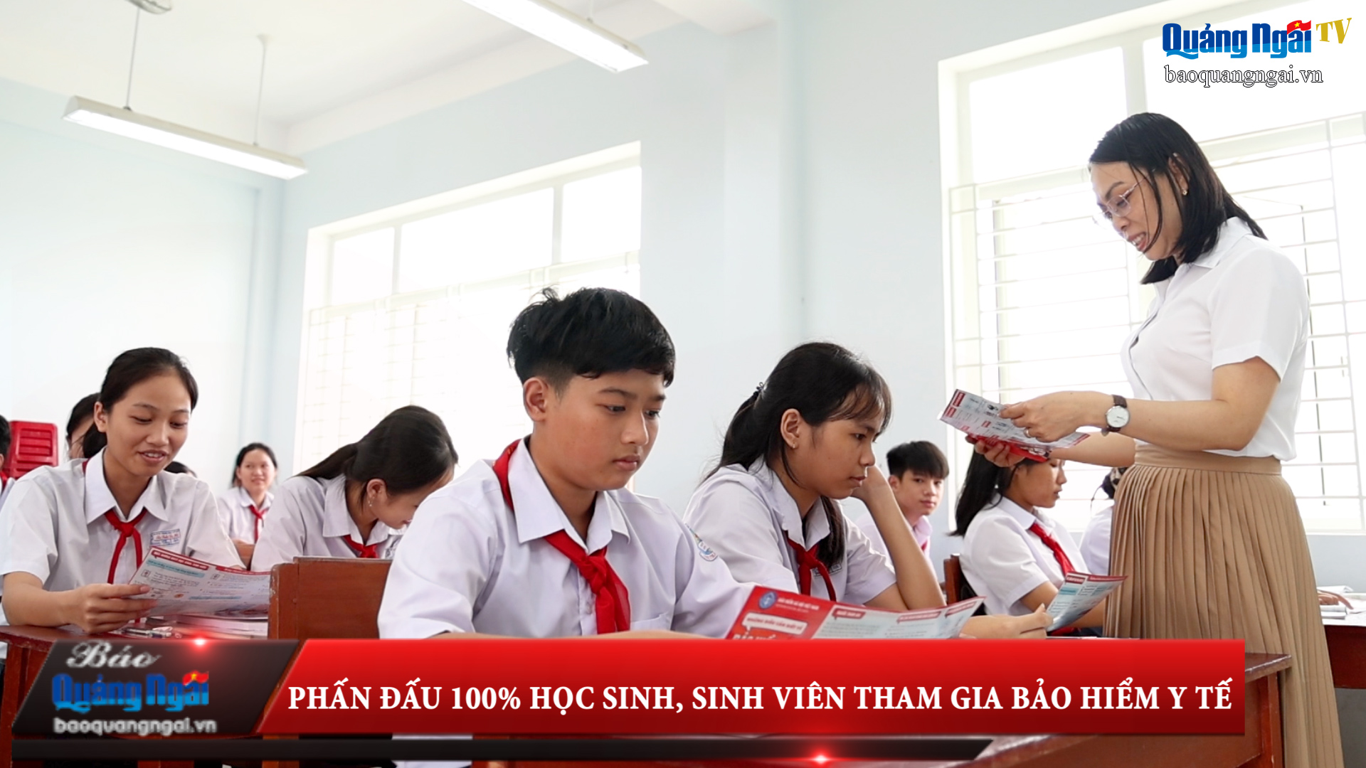 [Video]. Phấn đấu 100% học sinh, sinh viên tham gia bảo hiểm y tế