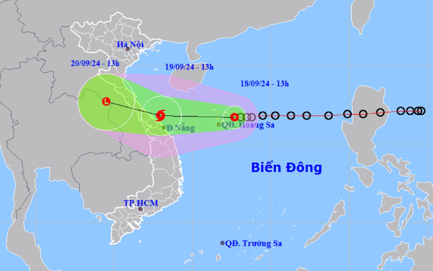 Áp thấp nhiệt đới sẽ mạnh lên thành bão gây mưa lớn nhiều nơi