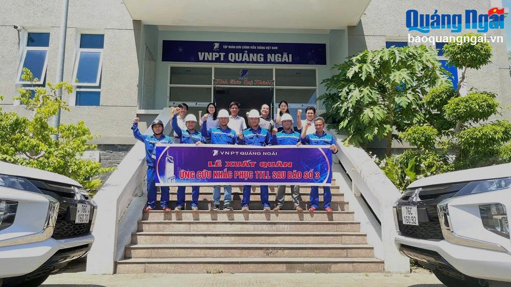 Viễn thông Quảng Ngãi xuất quân hỗ trợ TP.Hải Phòng