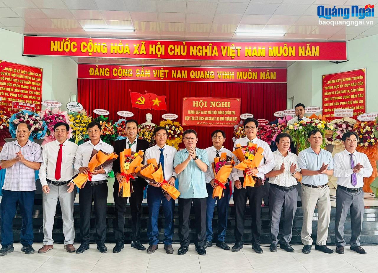 Thành lập Hợp tác xã Dịch vụ Sáng tạo mới Thành Đạt