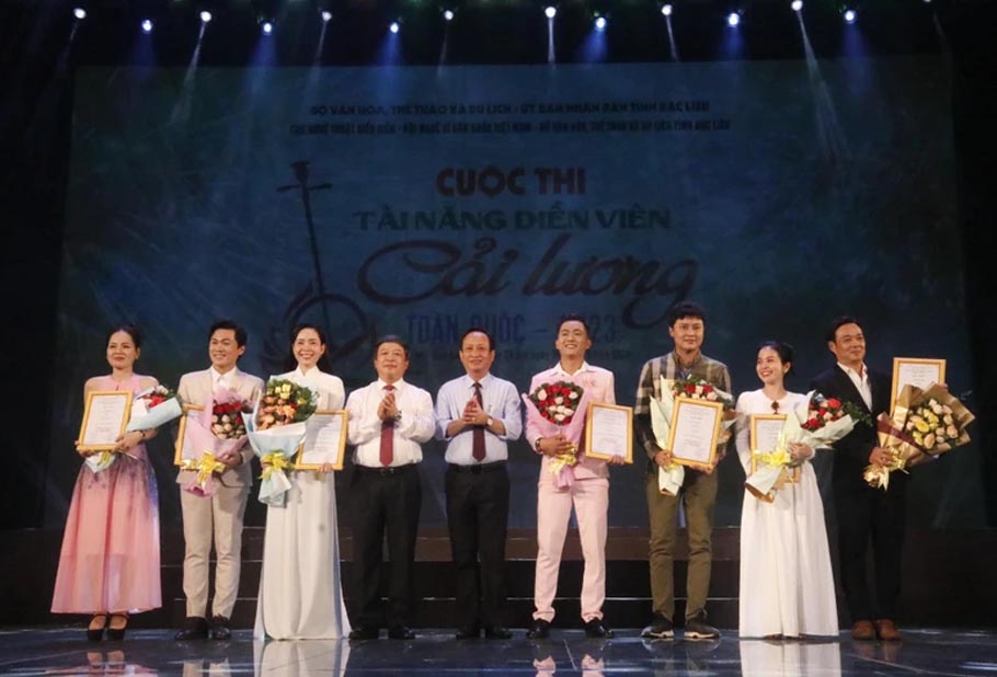 7 giải Nhất được trao tại Cuộc thi Tài năng diễn viên cải lương toàn quốc 2023