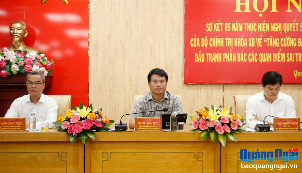 Tăng cường bảo vệ nền tảng tư tưởng của Đảng