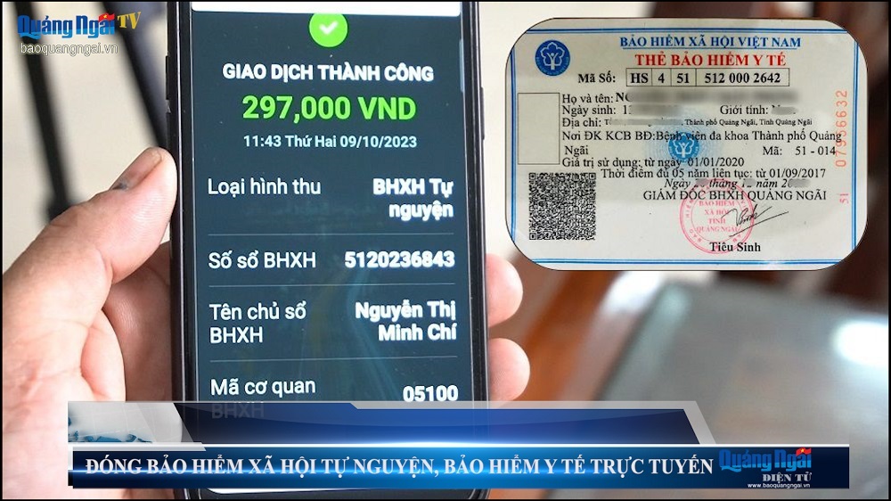 Video: Đóng bảo hiểm xã hội tự nguyện, bảo hiểm y tế trực tuyến