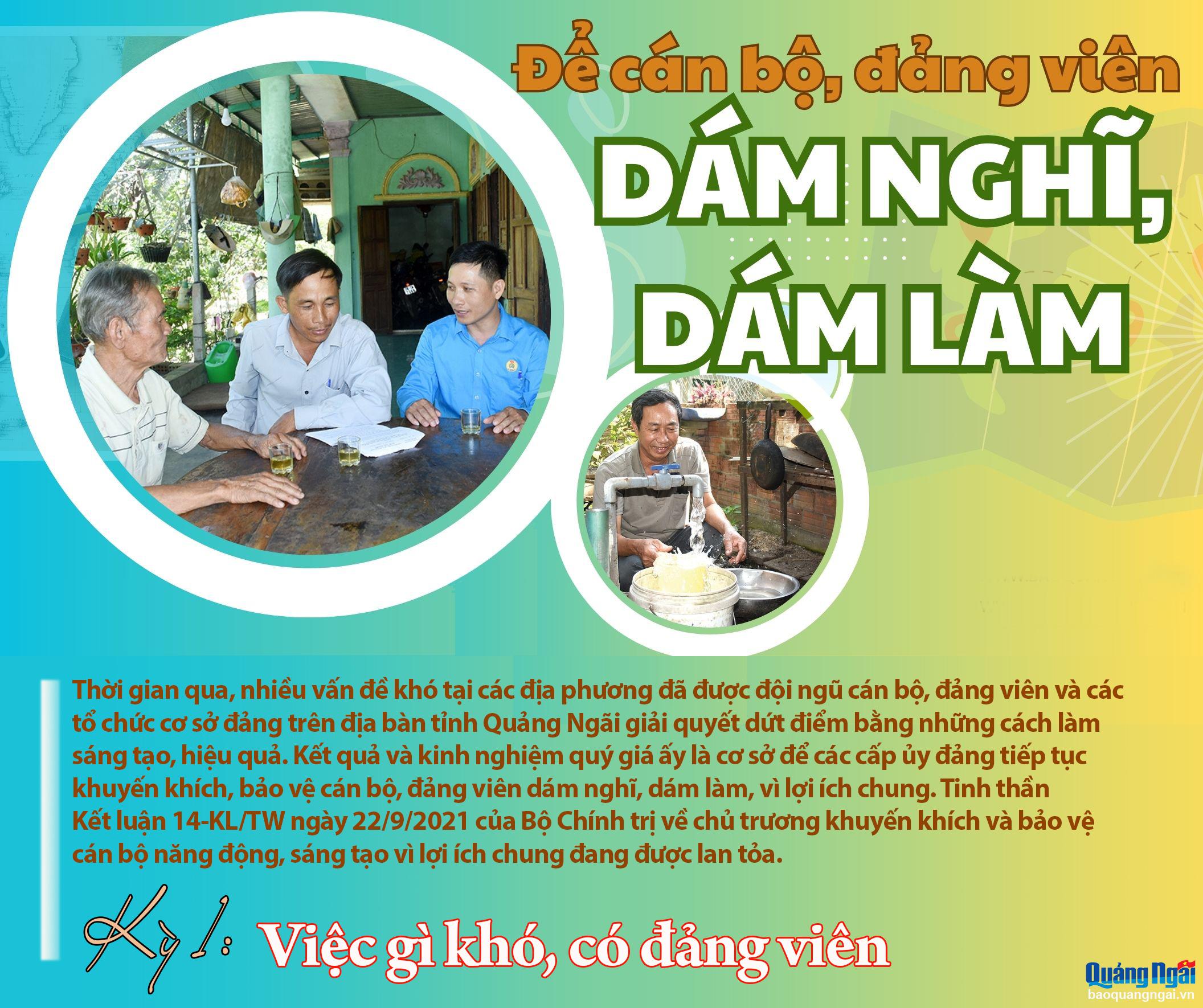 [Emagazine]. Để cán bộ, đảng viên dám nghĩ, dám làm