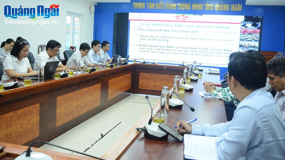 Tập huấn nghiệp vụ về cải cách thủ tục hành chính 