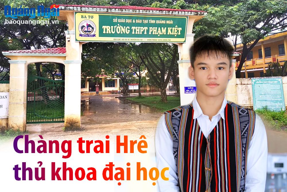 Chàng trai Hrê thủ khoa đại học