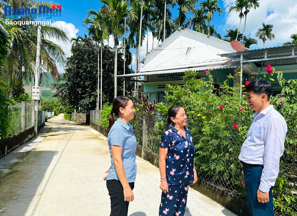 Hoạt động đối thoại, tiếp xúc với nhân dân ở Nghĩa Hành ngày càng thực chất