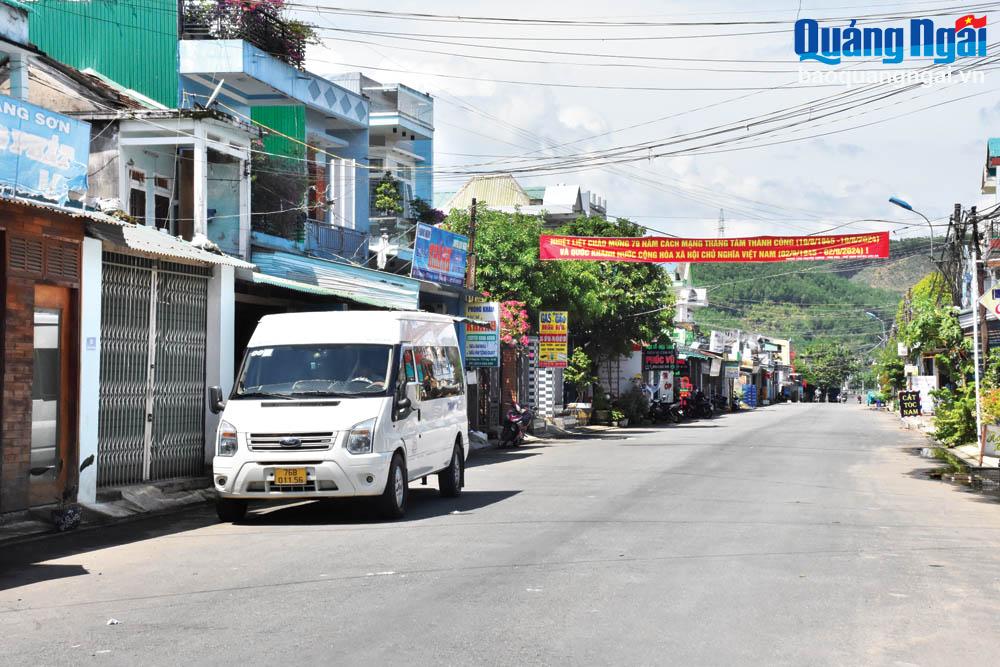 Phố Hàng Gòn ở Quảng Ngãi