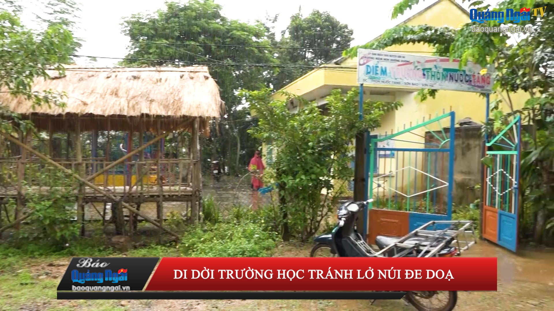 [Video]. Di dời điểm dạy học trước nguy cơ sạt lở núi