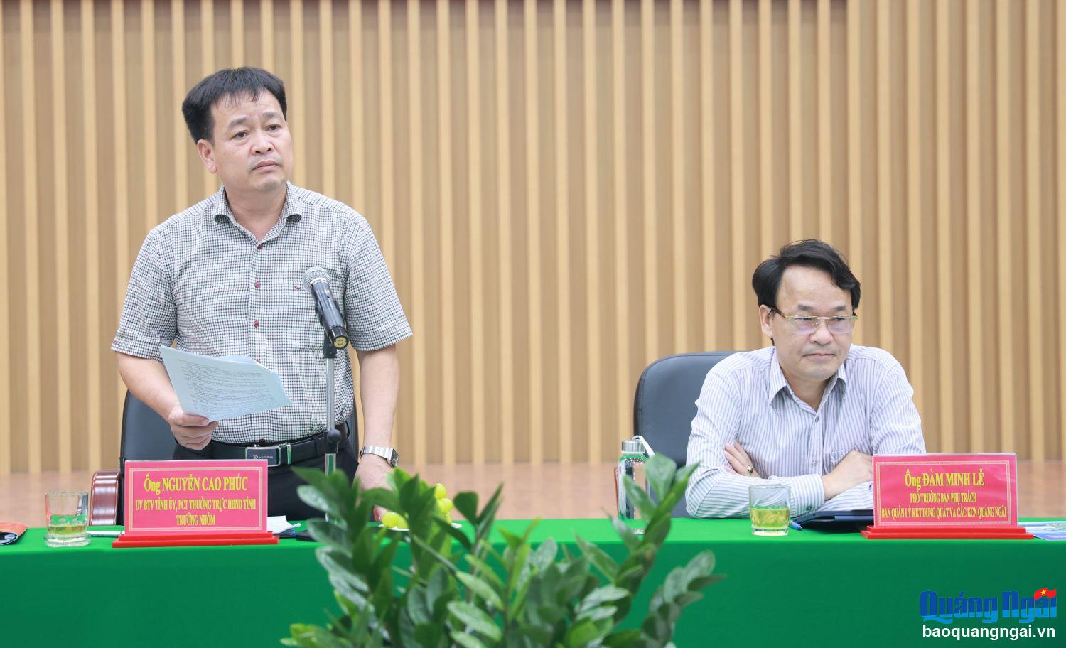 Khảo sát xây dựng Văn kiện Đại hội đại biểu Đảng bộ tỉnh lần thứ XXI  tại Khu Kinh tế Dung Quất 