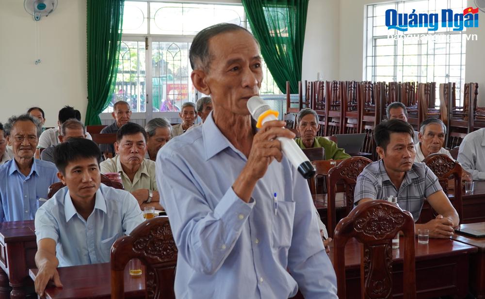 Đại biểu HĐND tỉnh tiếp xúc cử tri phường Phổ Ninh