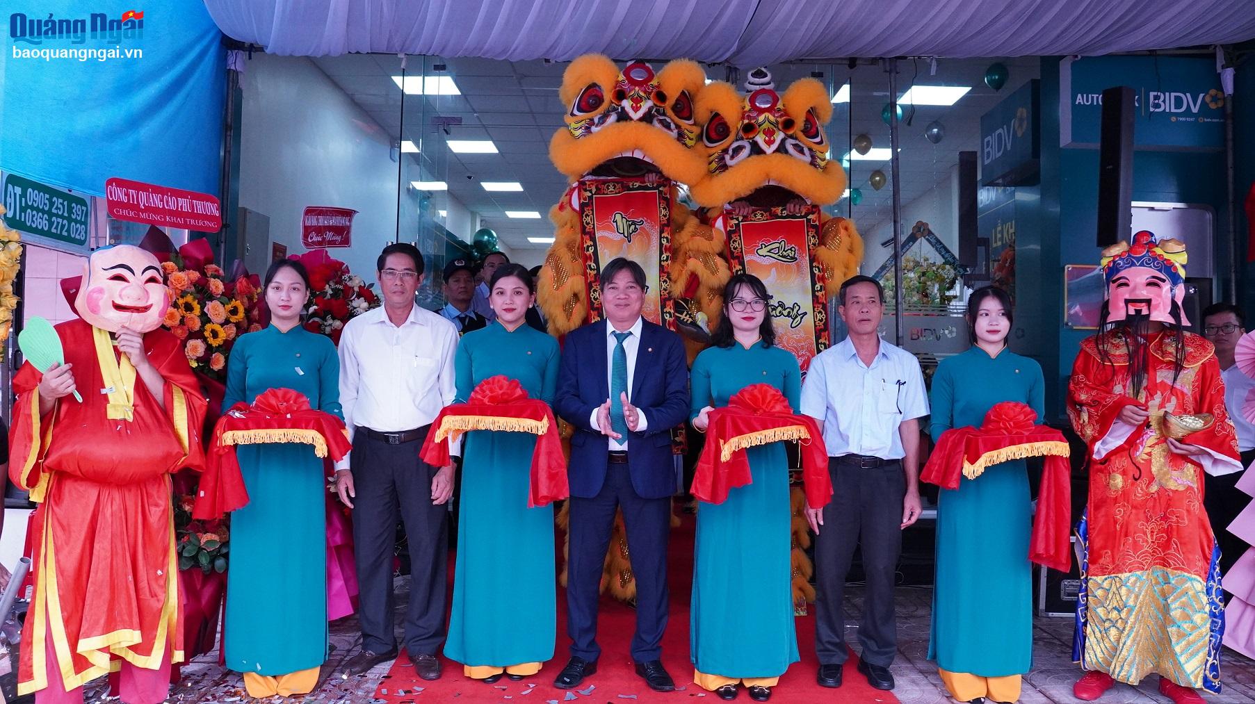 BIDV Quảng Ngãi khai trương Phòng Giao dịch Mộ Đức 