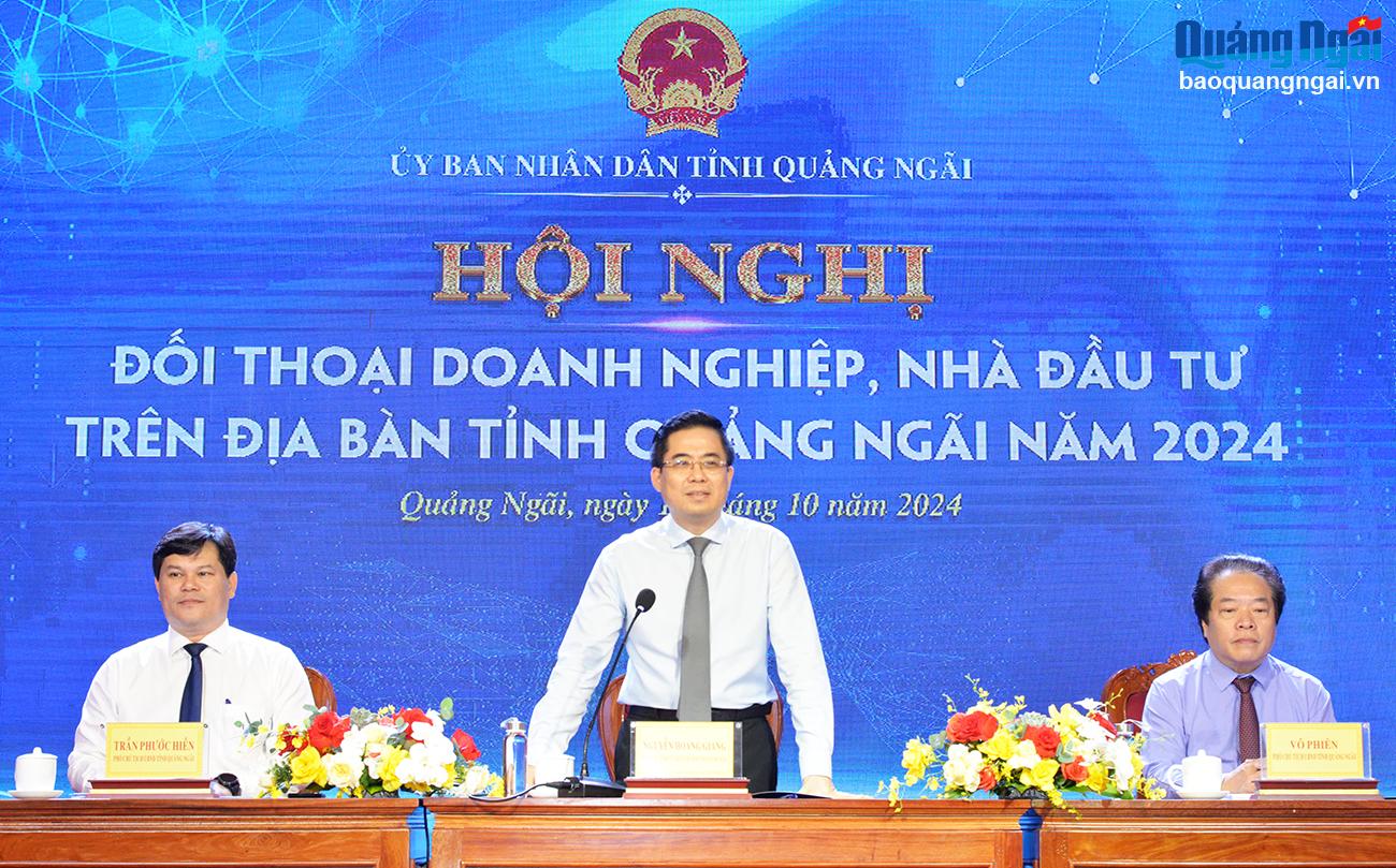 Lãnh đạo tỉnh đối thoại với doanh nghiệp, nhà đầu tư