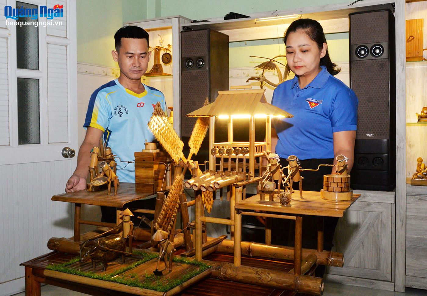 Dùng tre tái hiện bức tranh nông thôn xưa