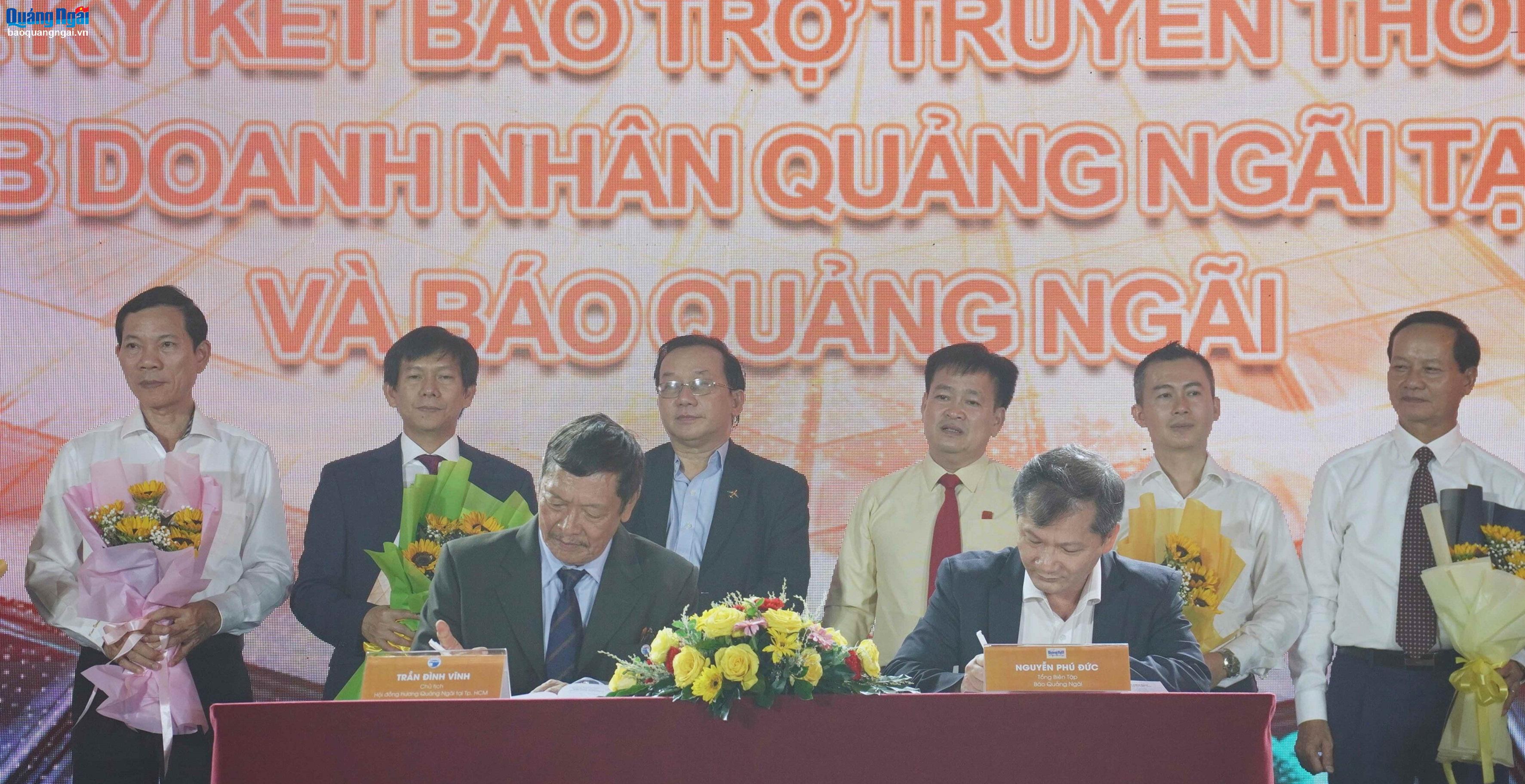 Báo Quảng Ngãi và Hội đồng hương Quảng Ngãi tại TP.Hồ Chí Minh: Ký kết hợp tác truyền thông