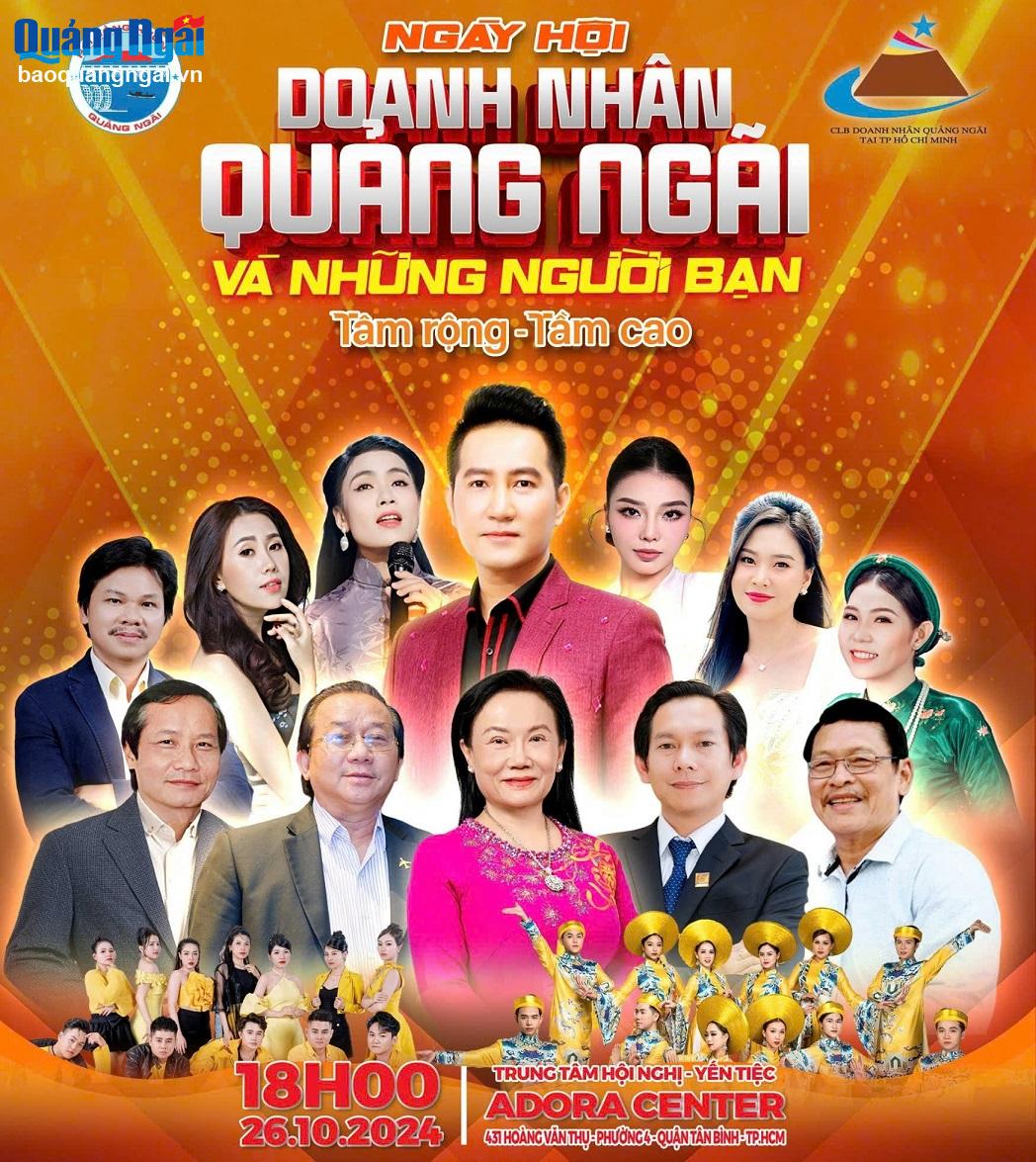 Nhiều hoạt động đặc sắc tại ngày hội doanh nhân Quảng Ngãi ở TP.Hồ Chí Minh