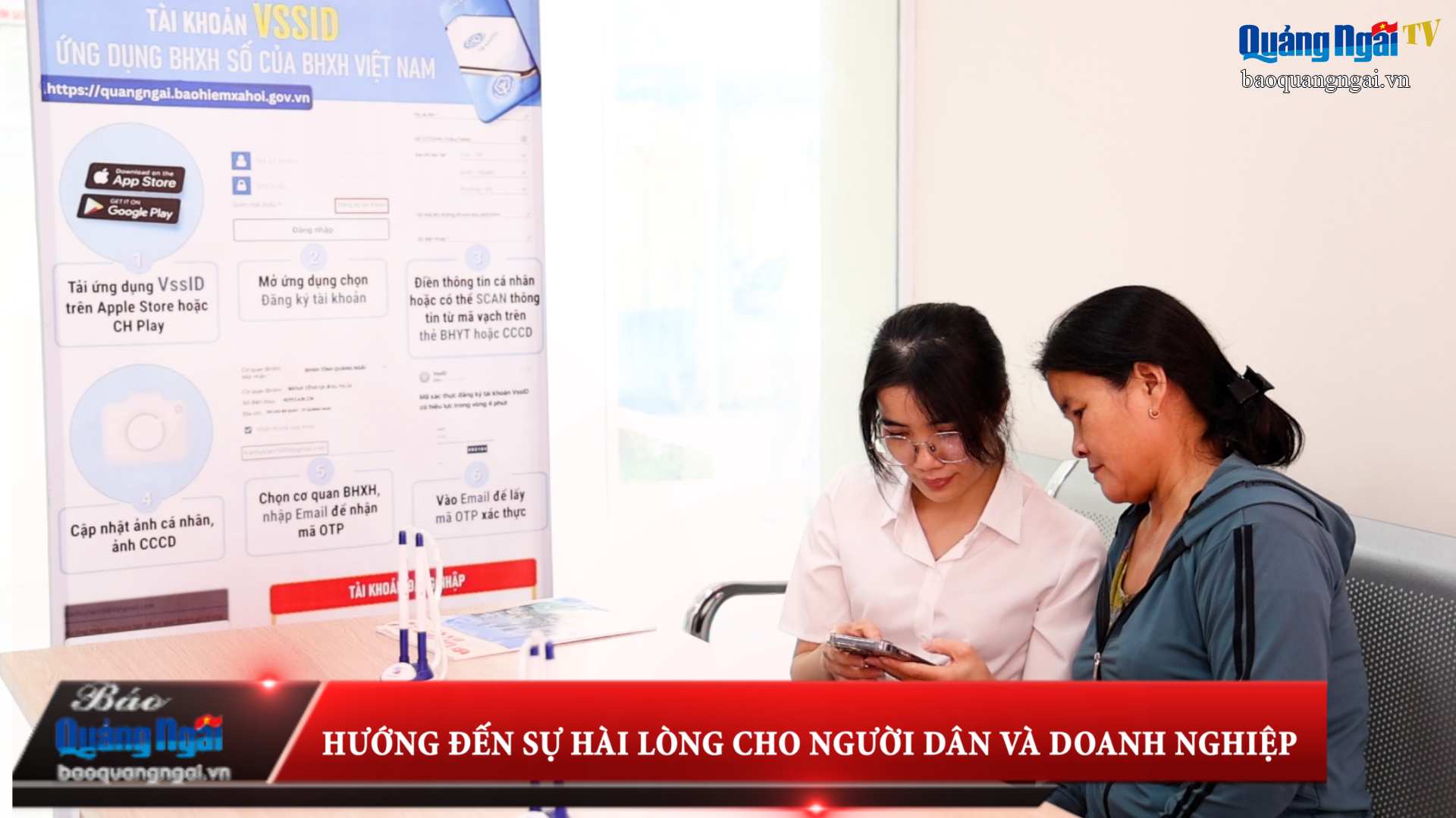 [Video]. Hướng đến sự hài lòng cho người dân và doanh nghiệp
