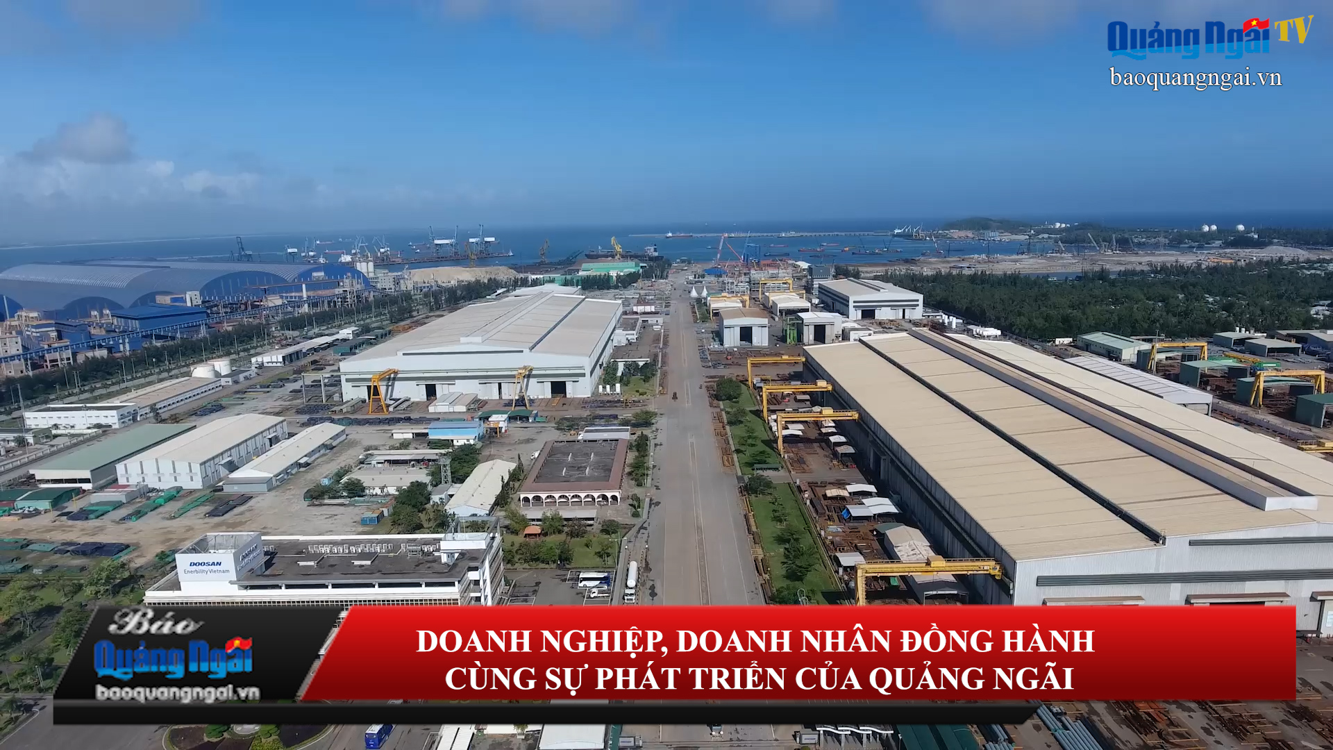 [Video]. Doanh nghiệp, doanh nhân đồng hành cùng sự phát triển của Quảng Ngãi