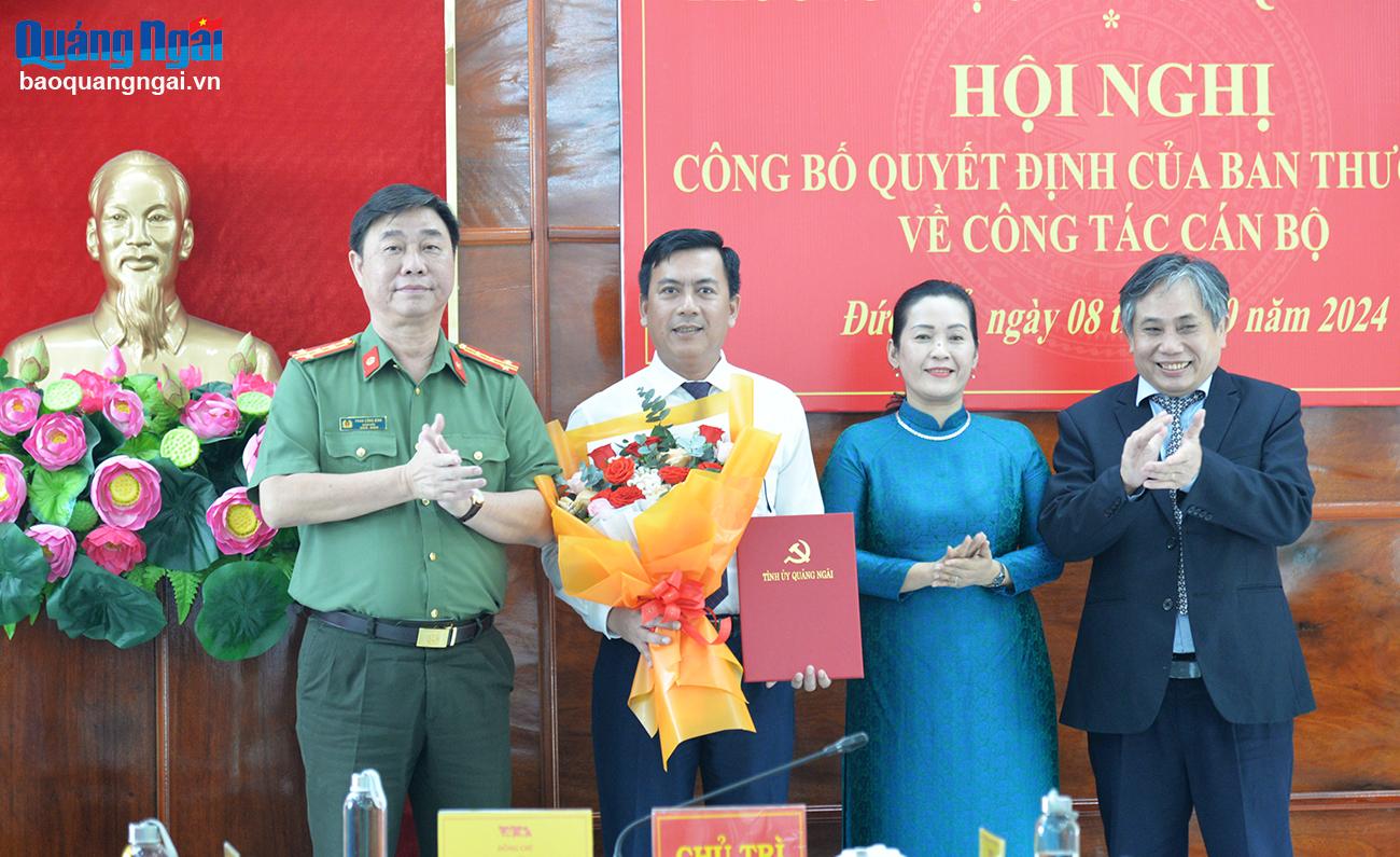 Đồng chí Nguyễn Xuân Văn giữ chức Phó Bí thư Thị ủy Đức Phổ