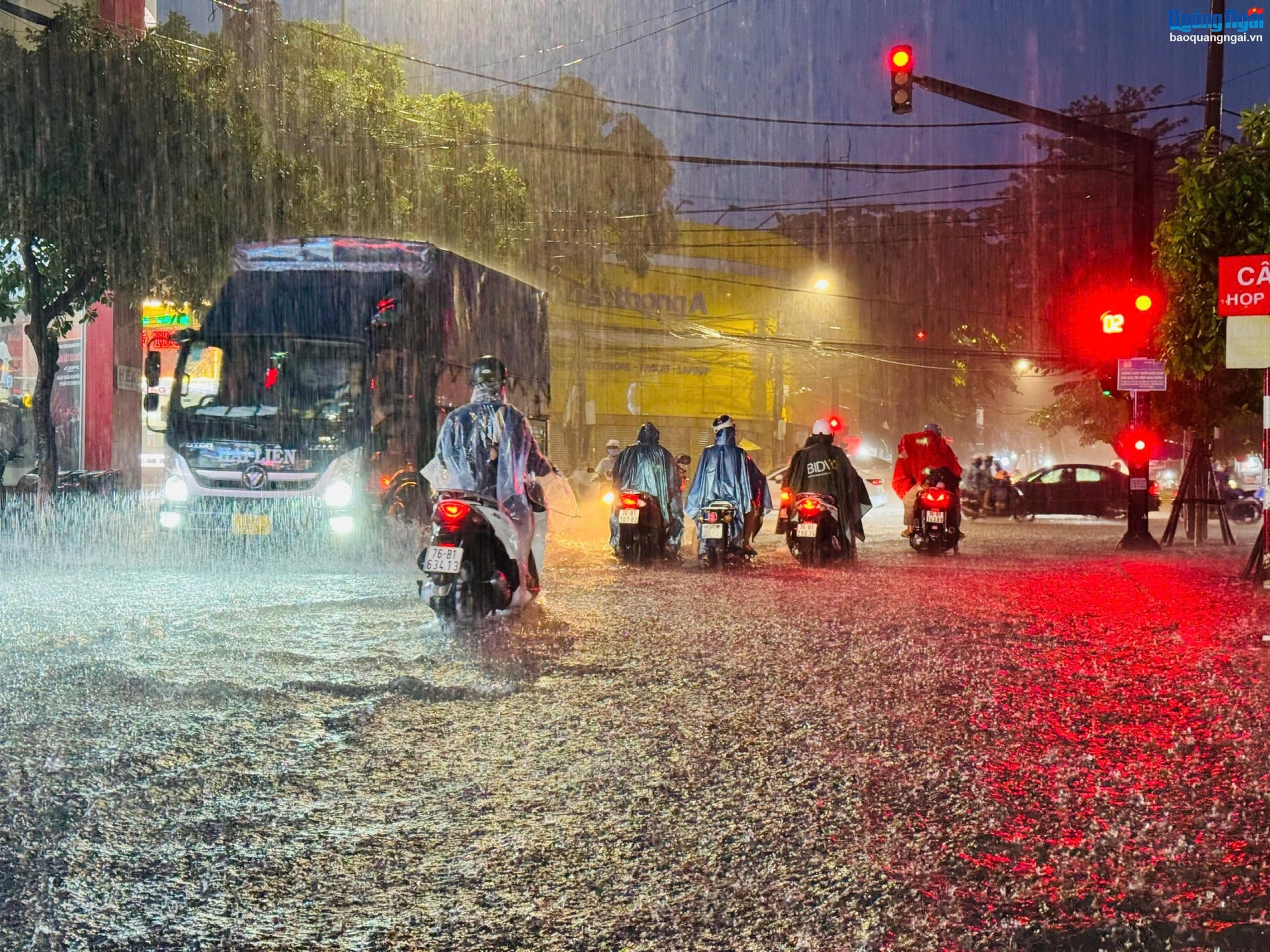 Quảng Ngãi, mưa vừa, mưa to đến rất to 