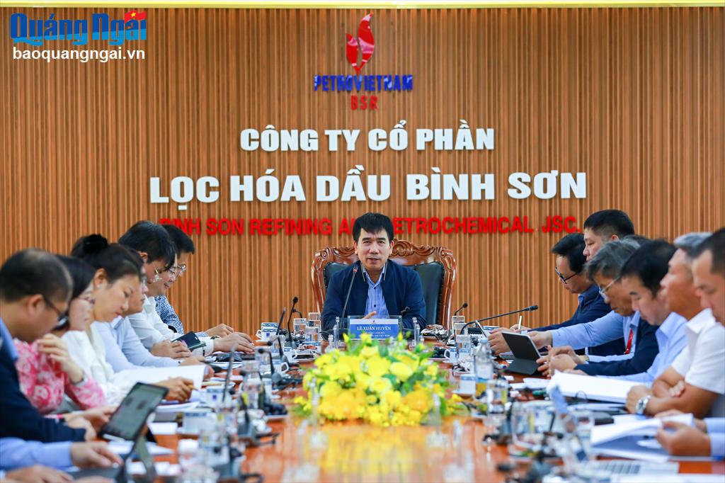 Petrovietnam họp với BSR về tình hình thực hiện nhiệm vụ sản xuất kinh doanh 