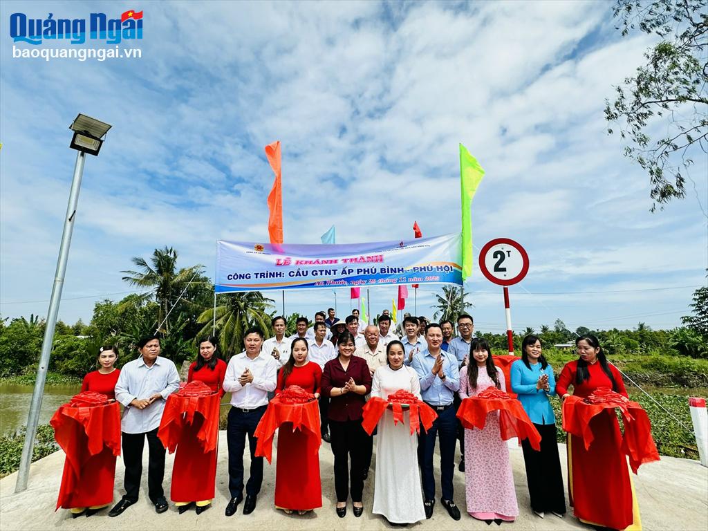 BSR khánh thành 2 cầu dân sinh tại tỉnh Vĩnh Long