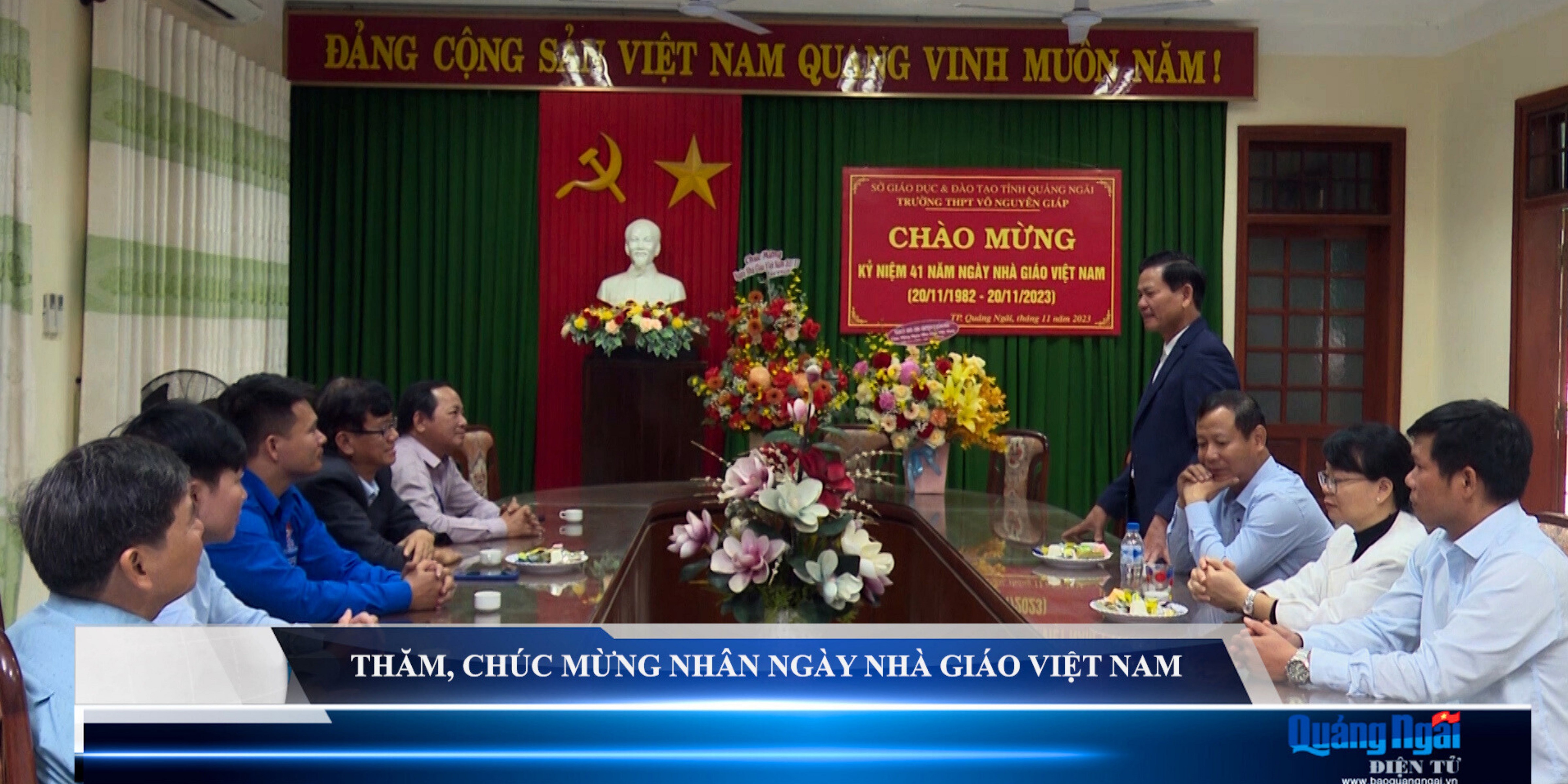 Video: Thăm, chúc mừng nhân ngày Nhà giáo Việt Nam 