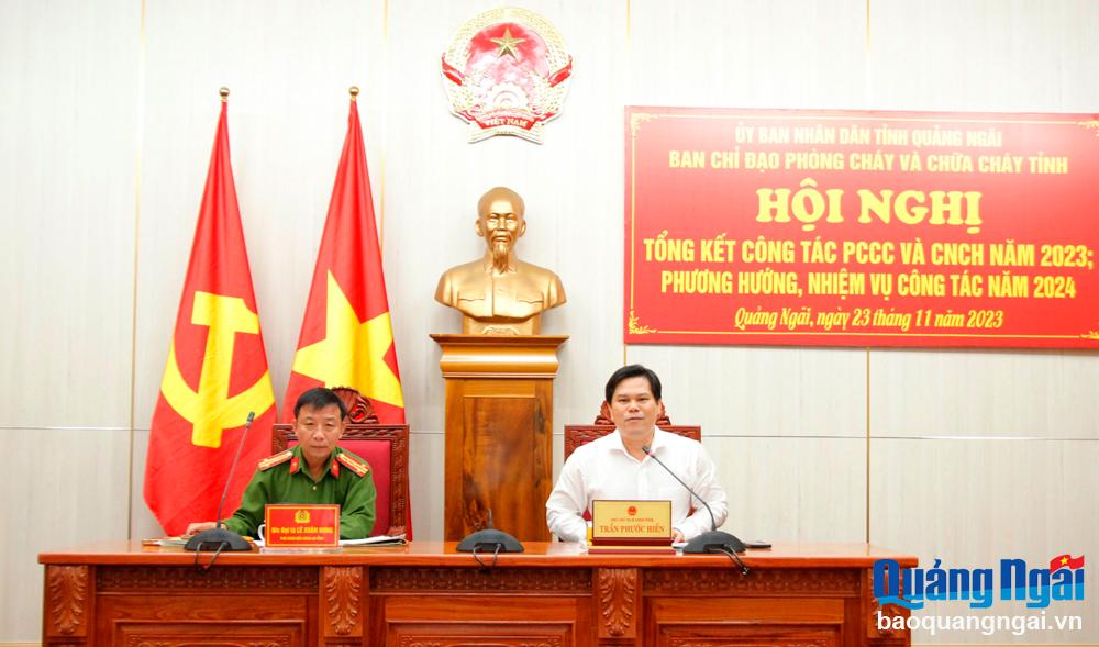 Tổng kết công tác phòng cháy, chữa cháy và cứu nạn, cứu hộ năm 2023