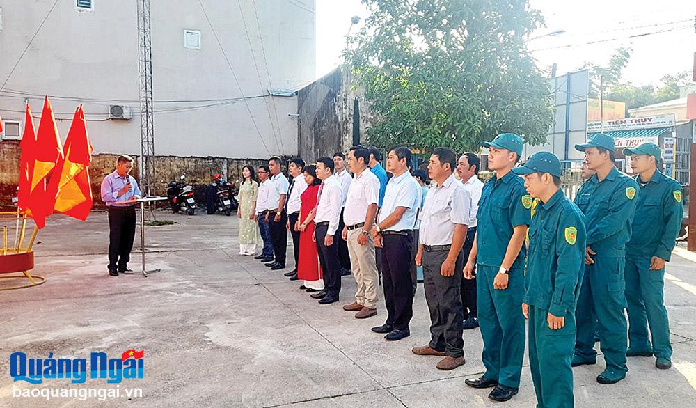 Đảng bộ xã Nghĩa Phú đổi mới sinh hoạt chính trị, tư tưởng 