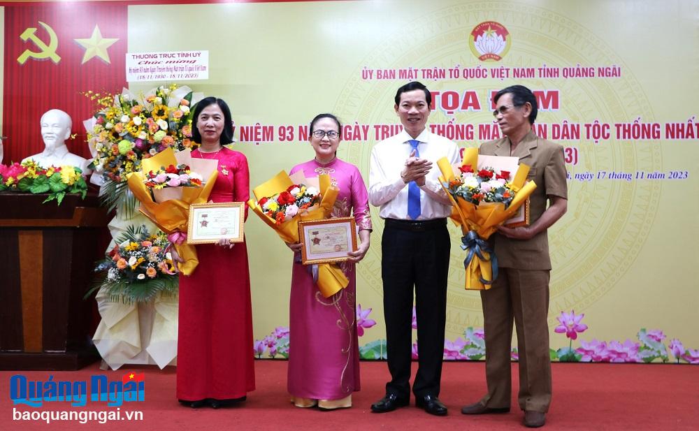 Tọa đàm kỷ niệm 93 năm ngày Truyền thống Mặt trận Tổ quốc Việt Nam