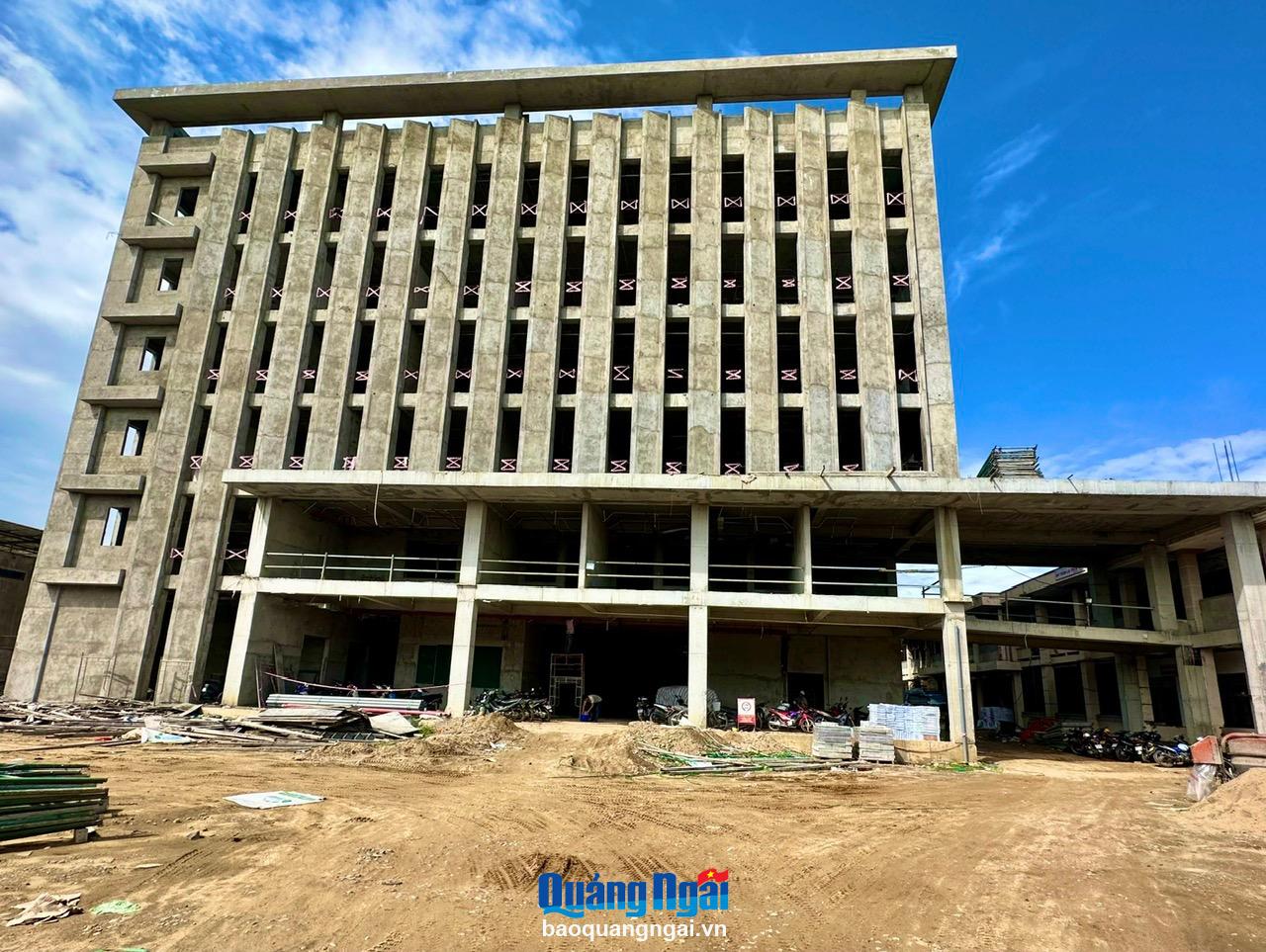 Phấn đấu hoàn thành công trình Trung tâm Kiểm soát bệnh tật tỉnh trong tháng 6/2024 