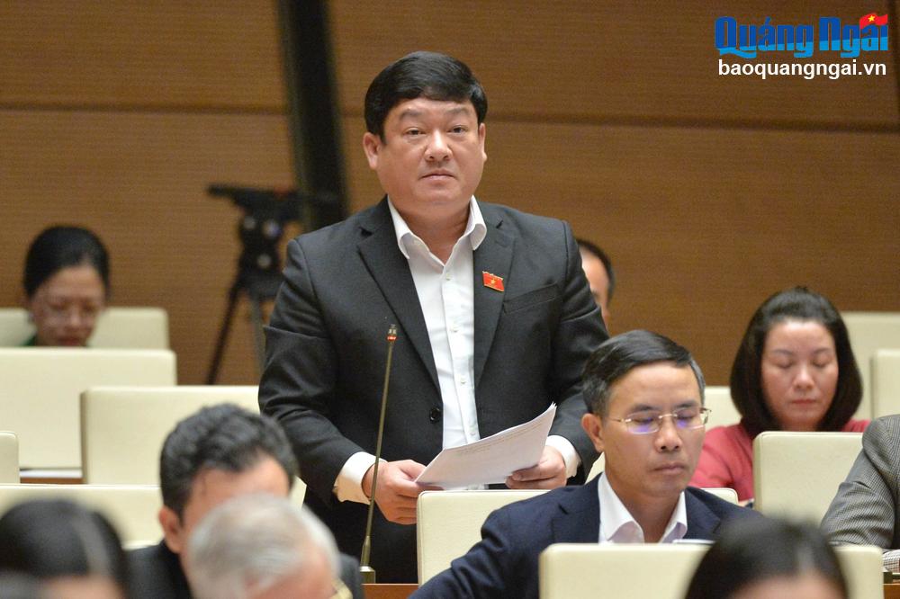 Đoàn ĐBQH tỉnh Quảng Ngãi thảo luận, góp ý dự thảo Luật Tổ chức Tòa án nhân dân (sửa đổi)