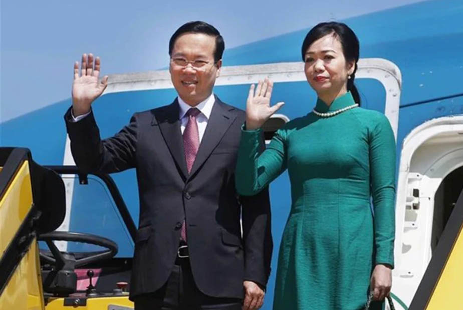 Chủ tịch nước Võ Văn Thưởng và Phu nhân lên đường thăm chính thức Nhật Bản