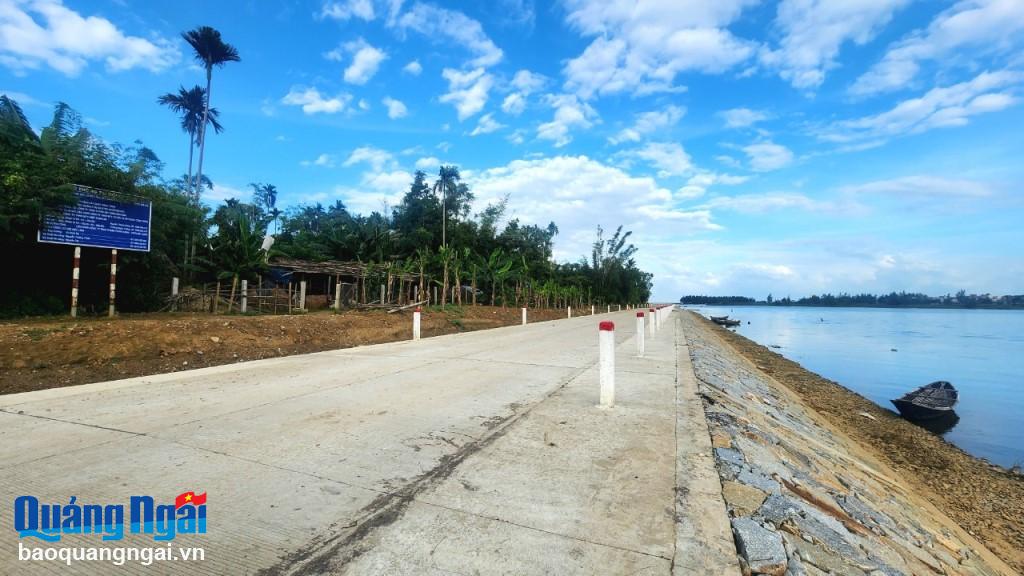 Người dân xóm A không còn nỗi lo sạt lở