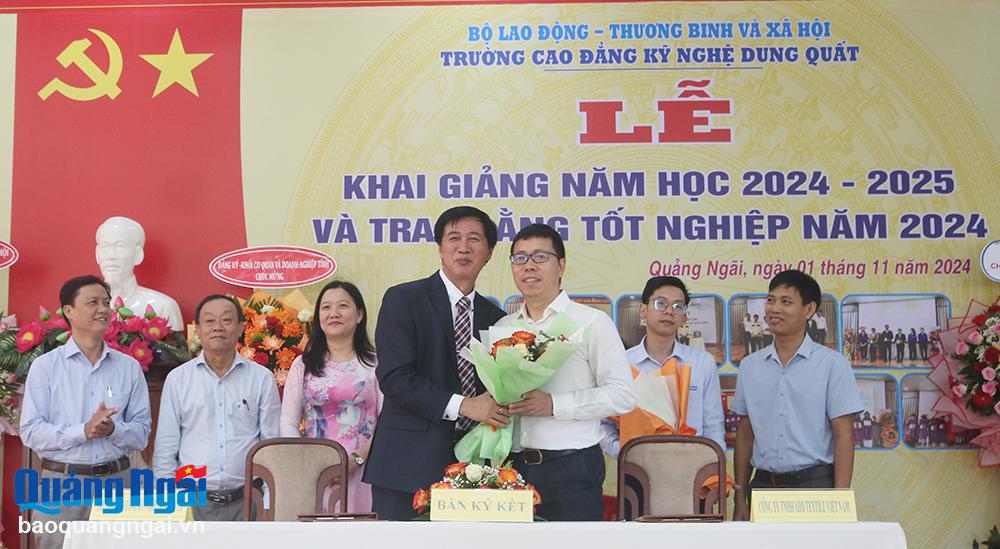Trường Cao đẳng Kỹ nghệ Dung Quất khai giảng năm học 2024 - 2025