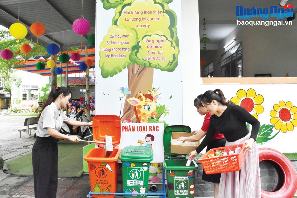 Tạo thói quen phân loại rác sinh hoạt