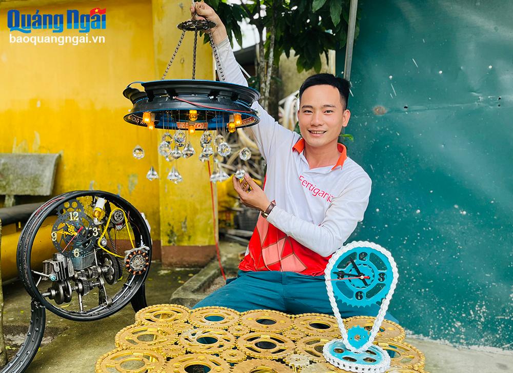 Chàng trai 9X đam mê tái chế 