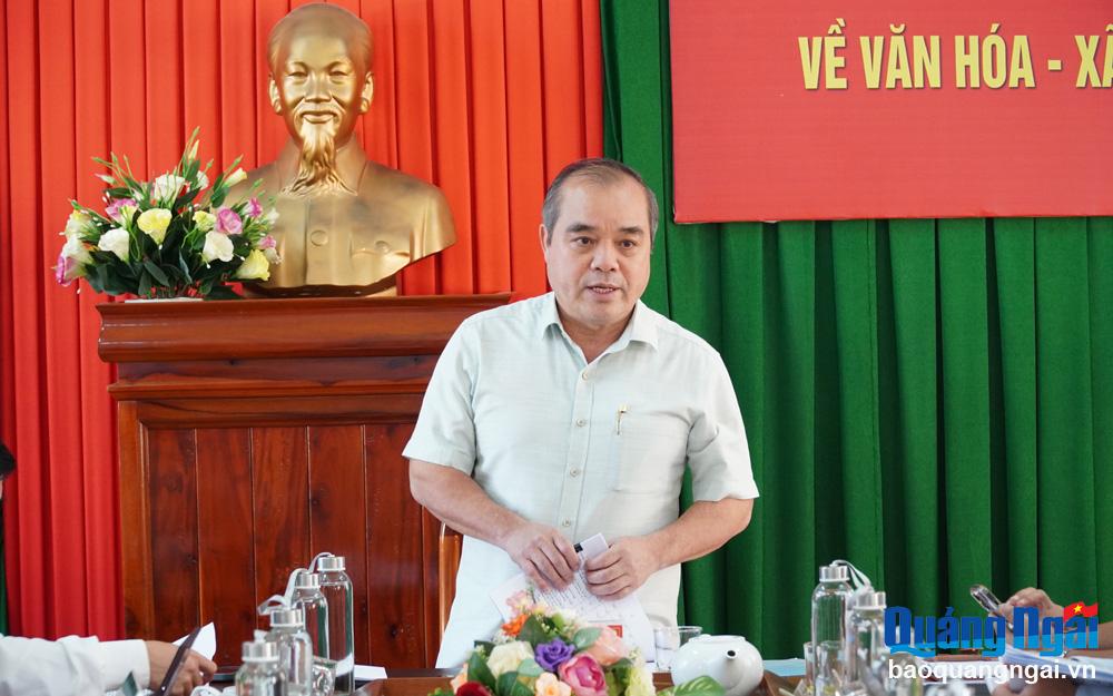 Khảo sát phục vụ xây dựng Văn kiện Đại hội đại biểu Đảng bộ tỉnh lần thứ XXI tại huyện Ba Tơ